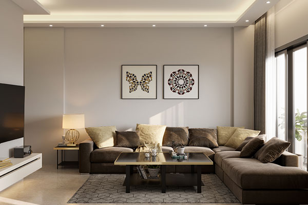 1BHK Livingroom